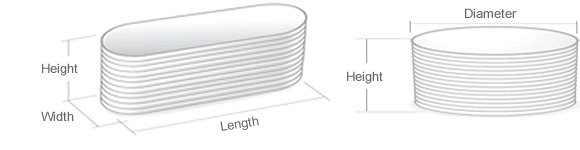 Slim line and round styles