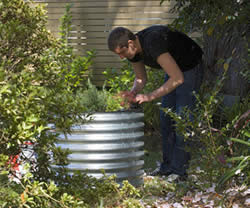 Steel vegetable beds